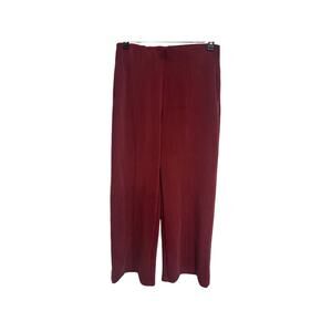 a new day Burgundy Wide-Leg Women's Pants